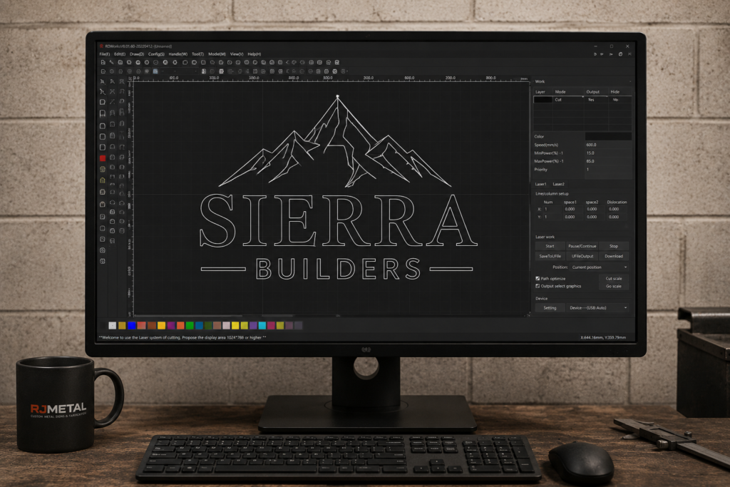 metal sign shop design