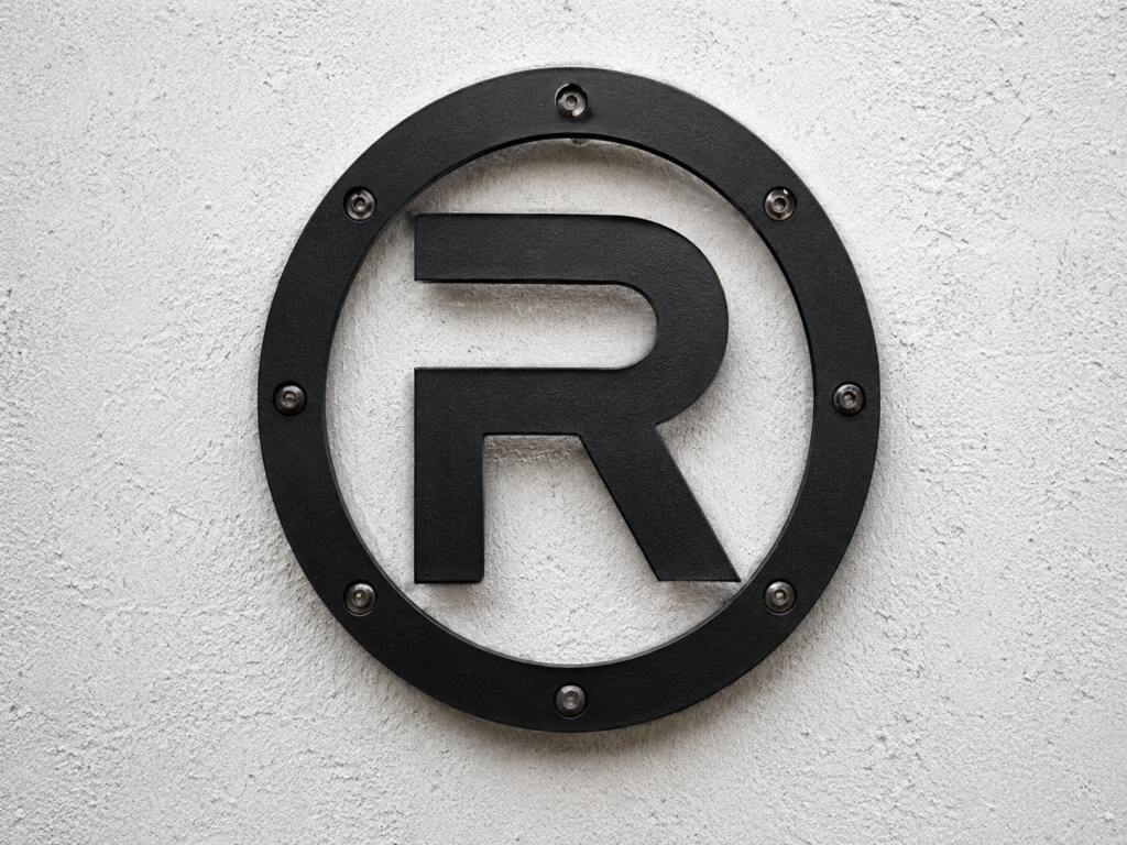 business logo metal sign