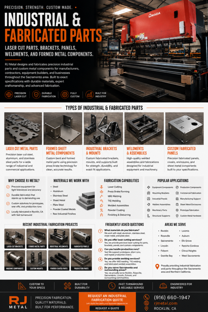 Industrial fabricated parts 