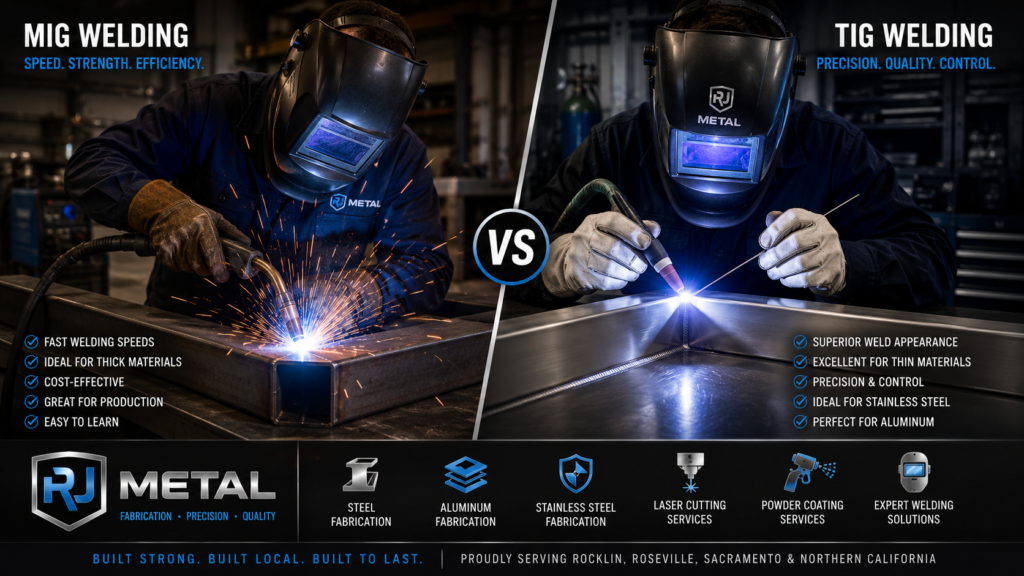 MIG vs TIG Welding