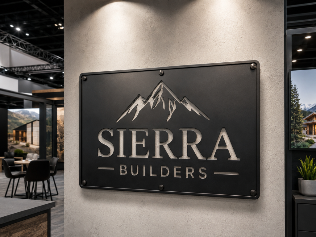 tradeshow metal signage