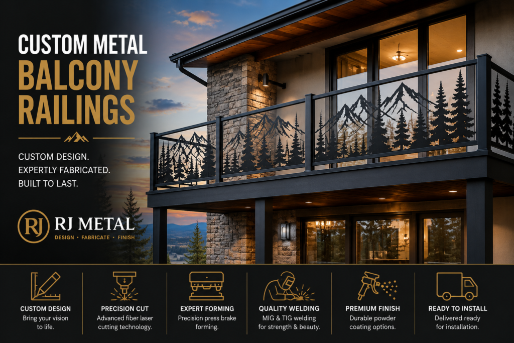 Custom Metal Balcony Railings