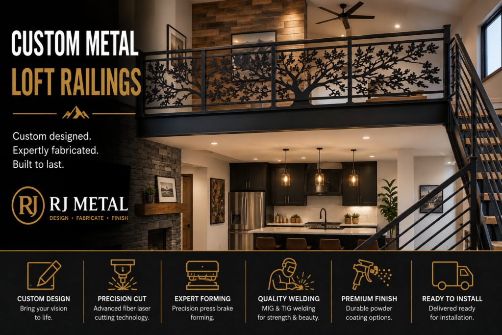 Custom Metal Loft Railings