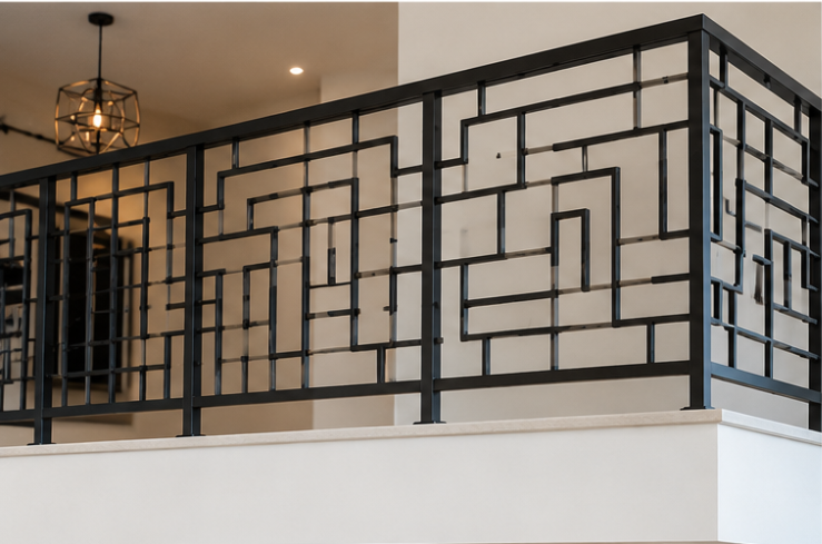 Modern Geometric Railings
